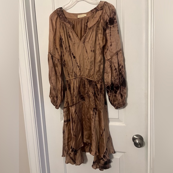 Mes Demoiselles Brown Ruffled Smocked Sundress - Picture 5 of 7